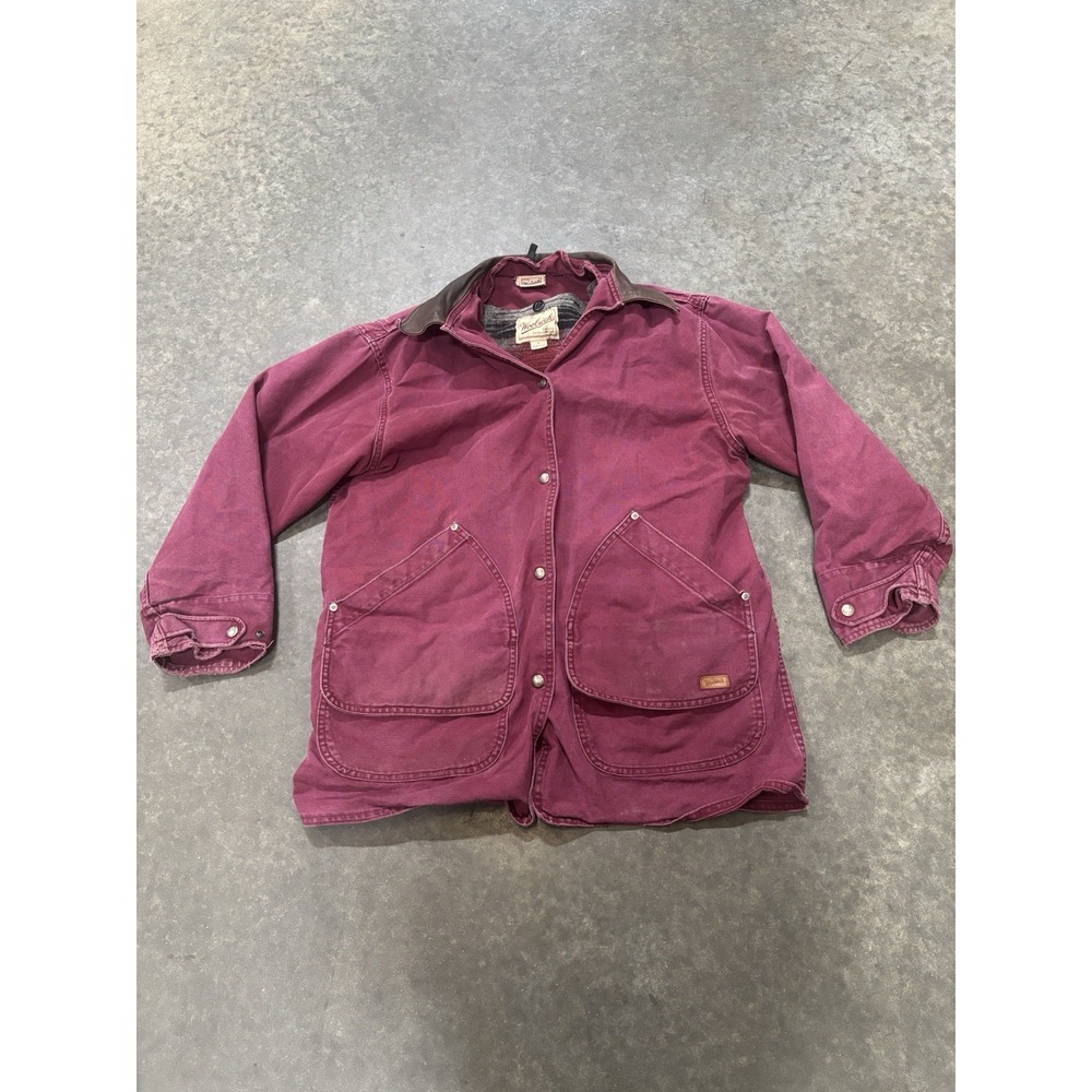Vintage 70s/80s Woolrich Navajo Aztec Field Coat Barn Work Jacket Wool Size L